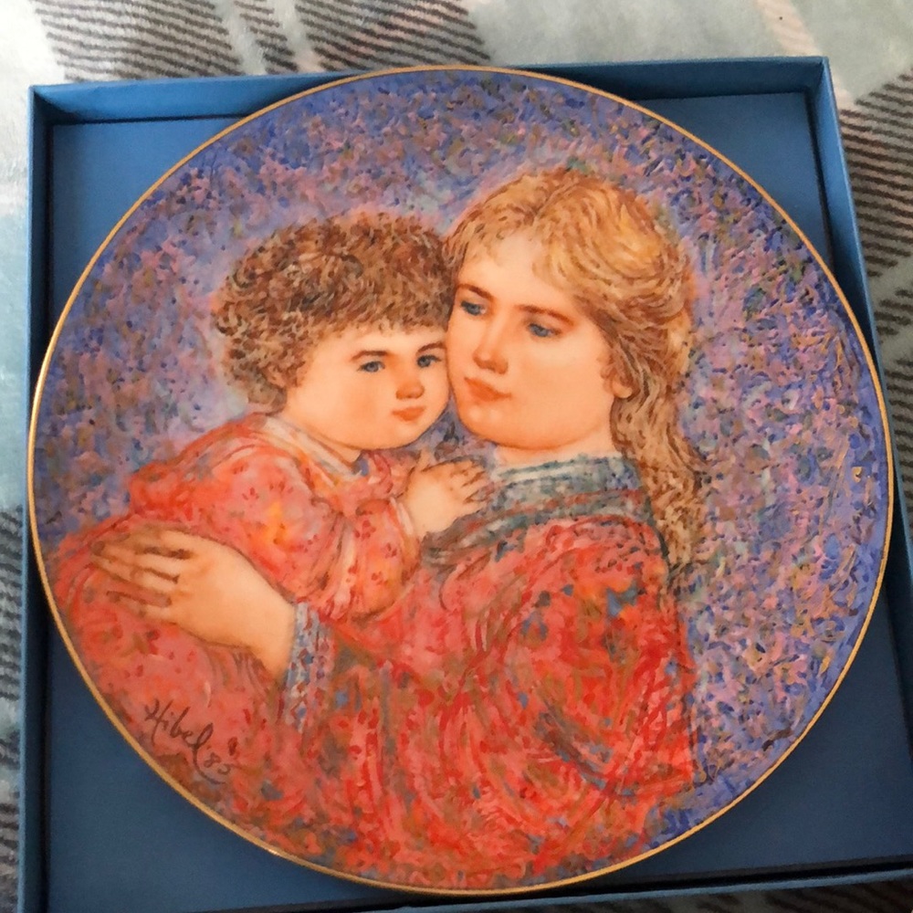 Edna Hibel Plate.